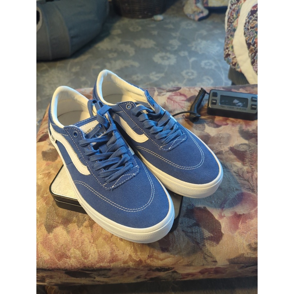 RARE Vans Gilbert Crockett Pro Royal Blue White Sz 7.5 Men's Skateboarding NEW